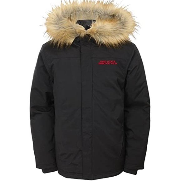 NWT Outerstuff NCAA Youth Boys Recon Heavyweight Parka Jacket Size M $150 6D484